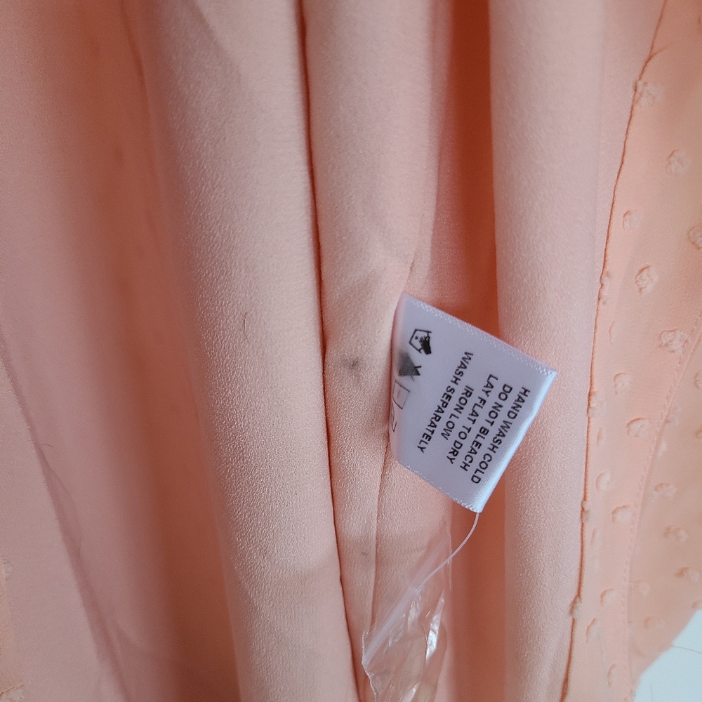 Privacy Please Revolve Raskia Gown Maxi Wrap Dress Blush Pink Medium NEW NWT - Picture 8 of 11
